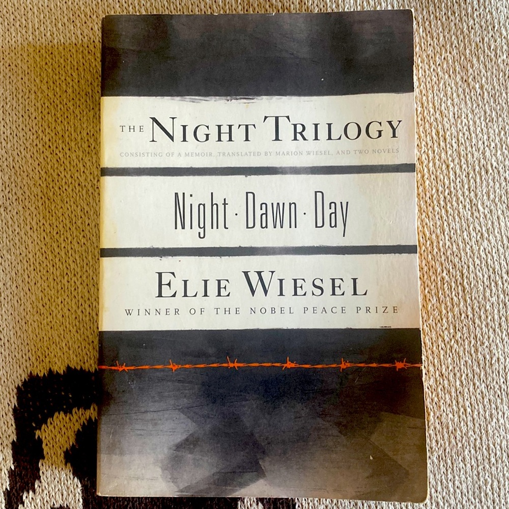 The night trilogy by Elie Wiesel based on the events of the holocaust.